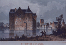 1984-10 Het kasteel Loevestein aan de buitenzijde.