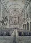 1984-313 Roomskatholieke schuilkerk, Sint Rosaliakerk van binnen in de richting van het altaar gezien.
