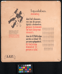 1990-2850 1944-1945Aanplakbiljet van de liquidaties door de verzetsgroep LKP Rotterdam.