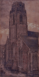 1992-6000 Grote Kerk, westzijde (toren)