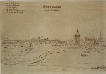 III-3 Stadsgezicht van Rotterdam ca 1400.
