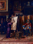 RI-1294 De hertog van Marlbourough laat zich portretteren door de Rotterdamse schilder A. van der Werff.