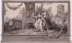 RI-1413-10 24 april 1786Afbeelding van de Geschonden Rechten, vervaardigd ter gelegenheid van het Alliantiefeest tussen ...