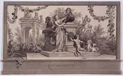 RI-1413-4 24 april 1786Symbolische afbeelding van de Dankbaarheid, vervaardigd ter gelegenheid van het Alliantiefeest ...