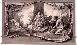 RI-1413-8 24 april 1786Symbolische afbeelding van Rotterdam, vervaardigd ter gelegenheid van het Alliantiefeest tussen ...