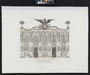 RI-1444-I 8 maart 1788Illuminatie voor het huis van mr. J.G. de Groot op het Haringvliet ter gelegenheid van de ...