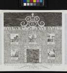 RI-1445-II 8 maart 1788Illuminatie voor het huis van M.T. Peypers op het Haringvliet ter gelegenheid van de verjaardag ...