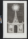 RI-1452-I 7 augustus 1788Afbeelding van de illuminatie en decoratie voor het huis van H. van Oort ter gelegenheid van ...