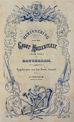 RI-1603 Juli 1854Herinnering aan het groot muziekfeest.