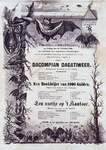 RI-1664-1 Geïllustreerd programma der Vleermuizen-club te Rotterdam, van de toneelvoorstelling op vrijdag 28 februari ...