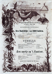 RI-1664-2 Geïllustreerd programma der Vleermuizen-club te Rotterdam, van de toneelvoorstelling op vrijdag 27 maart ...