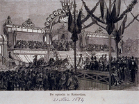 RI-1687-3 21 mei 1874Optocht ter gelegenheid van 25-jarig regeringsjubileum van Koning Willem III.