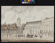 RI-256 Nieuwemarkt met de Prinsenkerk en rechts de Boterhal.