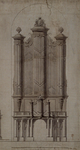 RI-726A Ontwerp van het orgel van de Grote Kerk.