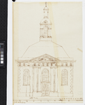 RI-834 Bouwkundige tekening van de RK kerk aan het Steiger.
