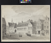 RI-965 Het oude Prinsenhof, vroeger Agnietenklooster, anno 1574.