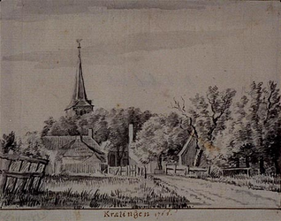 RISCH-116 Gezicht op Kralingen anno 1766.