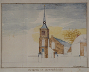 RISCH-156 De Kerk te Zevenhuizen.