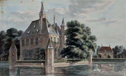 RISCH-45 Het slot Capelle aan den IJssel anno 1731.