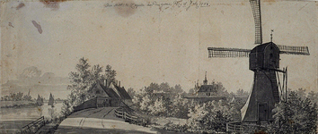 RISCH-49 Het slot te Capelle aan de IJssel anno 18 July 1751.