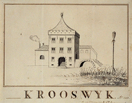 RISCH-52 De buitenplaats het Huis te Krooswijck, ook bekend als het oude Duifhuis.