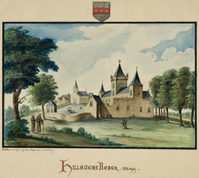 RISCH-59 Kasteel en kerk te Hillegersberg in 1426.
