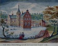 RISCH-82 Het huis Polderburg in het jaar 1489.