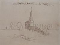 V-183 De Nieuwe Schiedamse Poort omstreeks 1700.