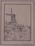 XVI-39 De Goudsesingel met de molen De Noord.