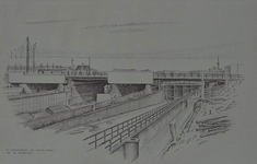 XVII-56-00-19 Het verbreden van de Statentunnel bij de Beukelsdijk, gezien uit het zuiden.