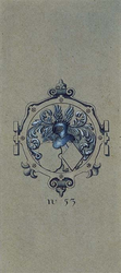 XVIII-164-00-01-11-2 Getekende grafzerk in de Sint Laurenskerk.