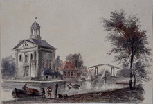 XVIII-239 Episcopaalse kerk aan het Haringvliet.