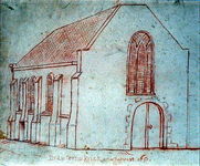XVIII-280 Lutherse kerk aan de Goudsesingel.
