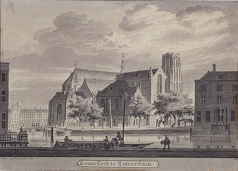 XVIII-49 De Groote Kerk te Rotterdam.