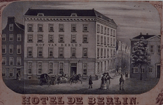 XXIV-76 Hotel het Hof van Berlijn aan de Spaansekade uit het zuidwesten gezien.