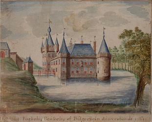 XXIX-8 Het slot Boekels, Beukels of Bulgerstein in het jaar 1261.