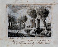 XXV-162 Ingang van de Hofstede het Paradijs in Crooswijk.