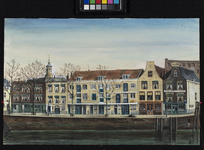 XXV-781-02 Huizen tussen de Herderinnestraat en de Eenhoornstraat aan de Zalmhaven, uit het westen.