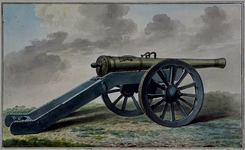 XXVI-45 Een verrijdbaar kanon.
