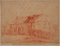 XXXI-131 Aanzicht van een vervallen hut in Schoonderloo, gelegen in het huidige Delfshaven.