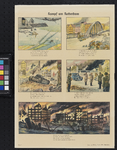 XXXIII-566-05 Duitse propaganda-afbeeldingen van de Duitse inval in Nederland en de verwoesting van Rotterdam