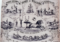 XXXIV-28-13 De voorstellingen van mr. Henry J. Williams, paardendressuur.