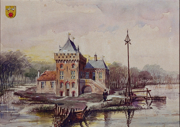 1971-2204 Duifhuis of Huis te Crooswijk aan de Rotte en de Crooswijksebocht.