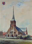 1971-2213 De Adriaan Janszkerk aan de Benedenstraat in IJsselmonde.