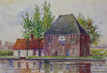 1971-2218 Tolhuis aan de Delftse Schie.