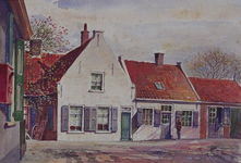 1971-2223 Smidswoning en smederij aan de Charloisse Lagedijk.