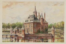 1971-2241 Het slot te Capelle a.d. IJssel in 1671.