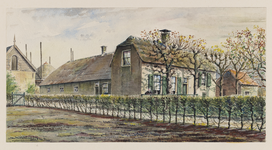 VERHEUL-NR-186 Boerderij Langehof, aan de 's-Gravenweg in Nieuwerkerk a/d IJssel.Eigenaar: E. de Lange.Bewoner: E. van Vliet.