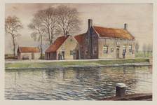 VERHEUL-NR-236 Boerderij en tevens sluiswachterwoning, aan de Dirkslandse Sas in Melissant, gebouwd in 1790.Eigenaar: ...
