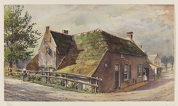 VERHEUL-NR-388 Veerhuis (voormalig) aan de Kleidijk bij de Oude Koedood te Rhoon.Eigenaar: J. Barendrecht.Bewoners: ...